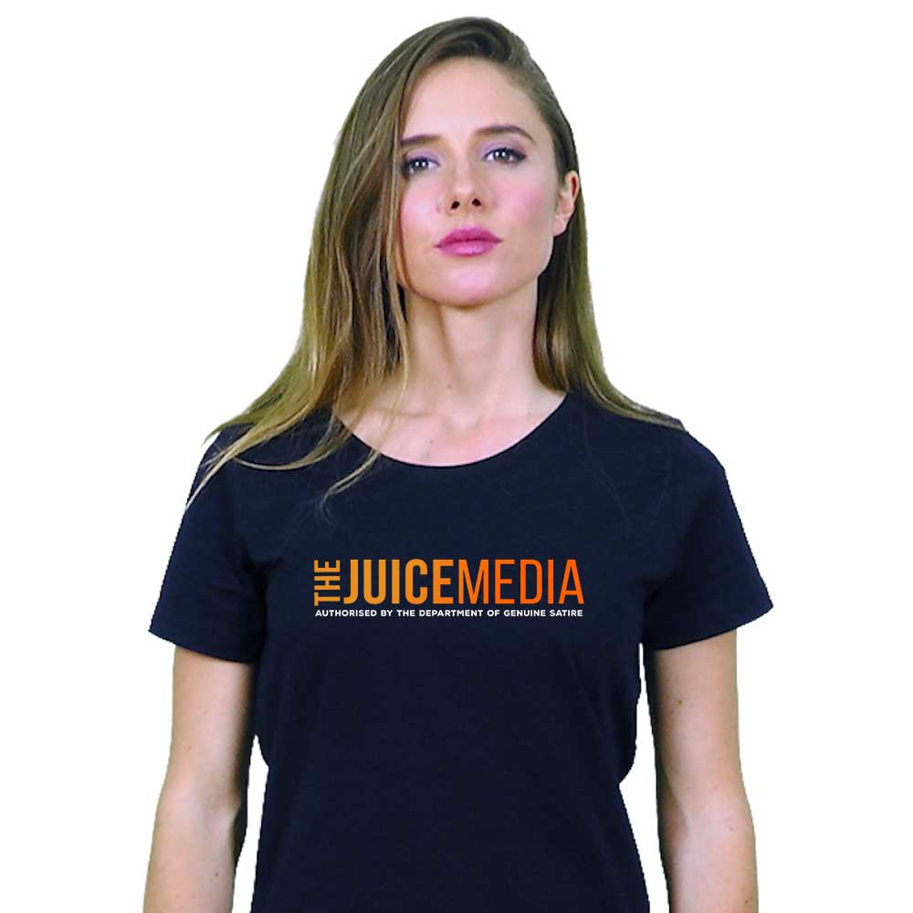 THE JUICE MEDIA - LADIES TEE - BLACK