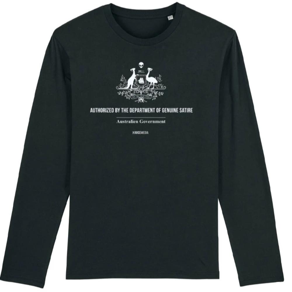 DEPT OF GENUINE SATIRE - LONG SLEEVE - BLACK