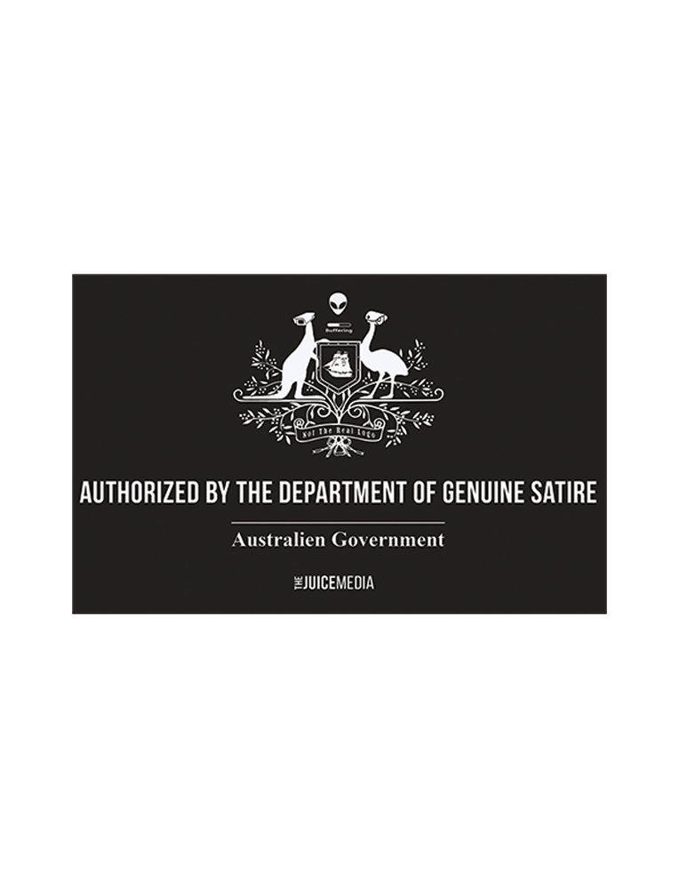 DEPT OF GENUINE SATIRE - LONG SLEEVE - BLACK