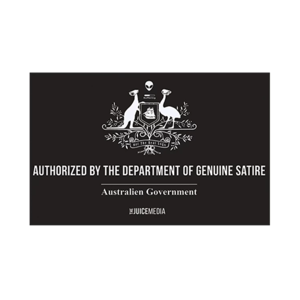 DEPT OF GENUINE SATIRE - HOODIE - BLACK