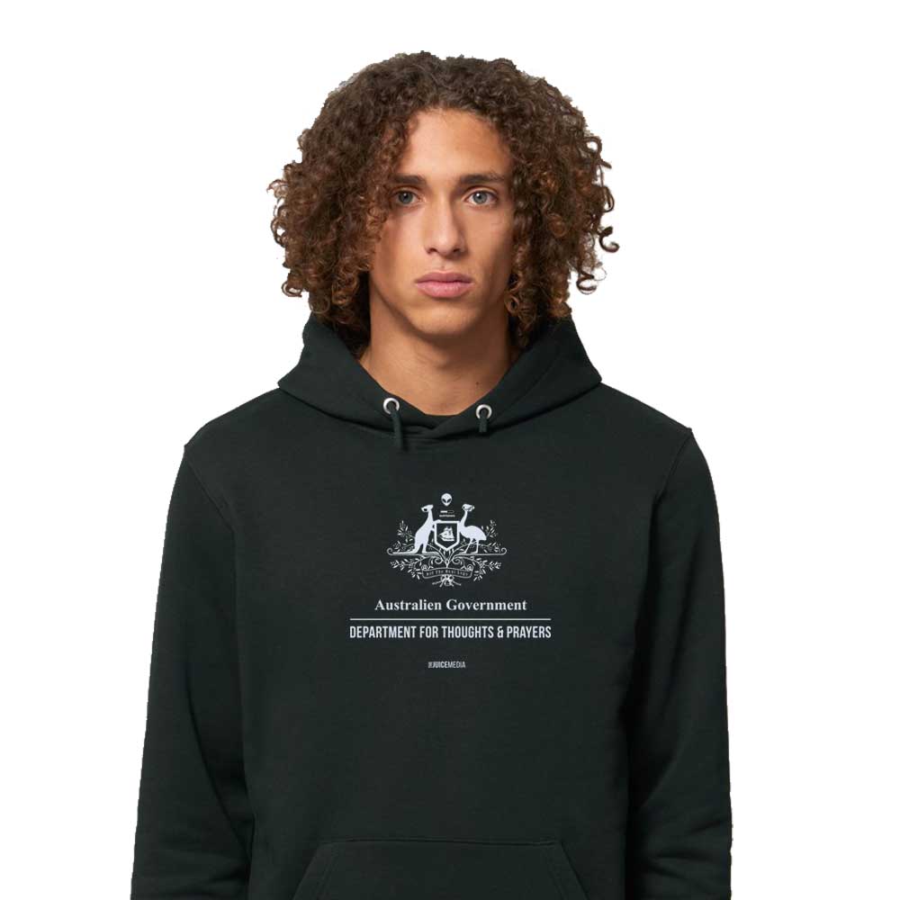 DEPT THOUGHTS & PRAYERS - HOODIE - BLACK