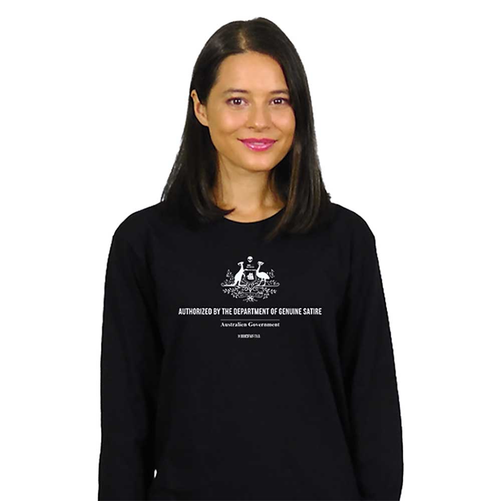 DEPT OF GENUINE SATIRE - LONG SLEEVE - BLACK