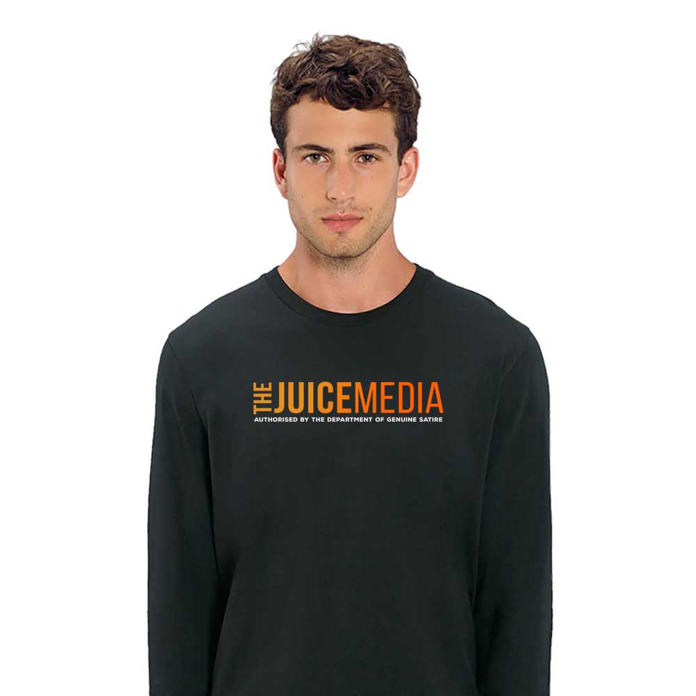THE JUICE MEDIA - LONG SLEEVE - BLACK