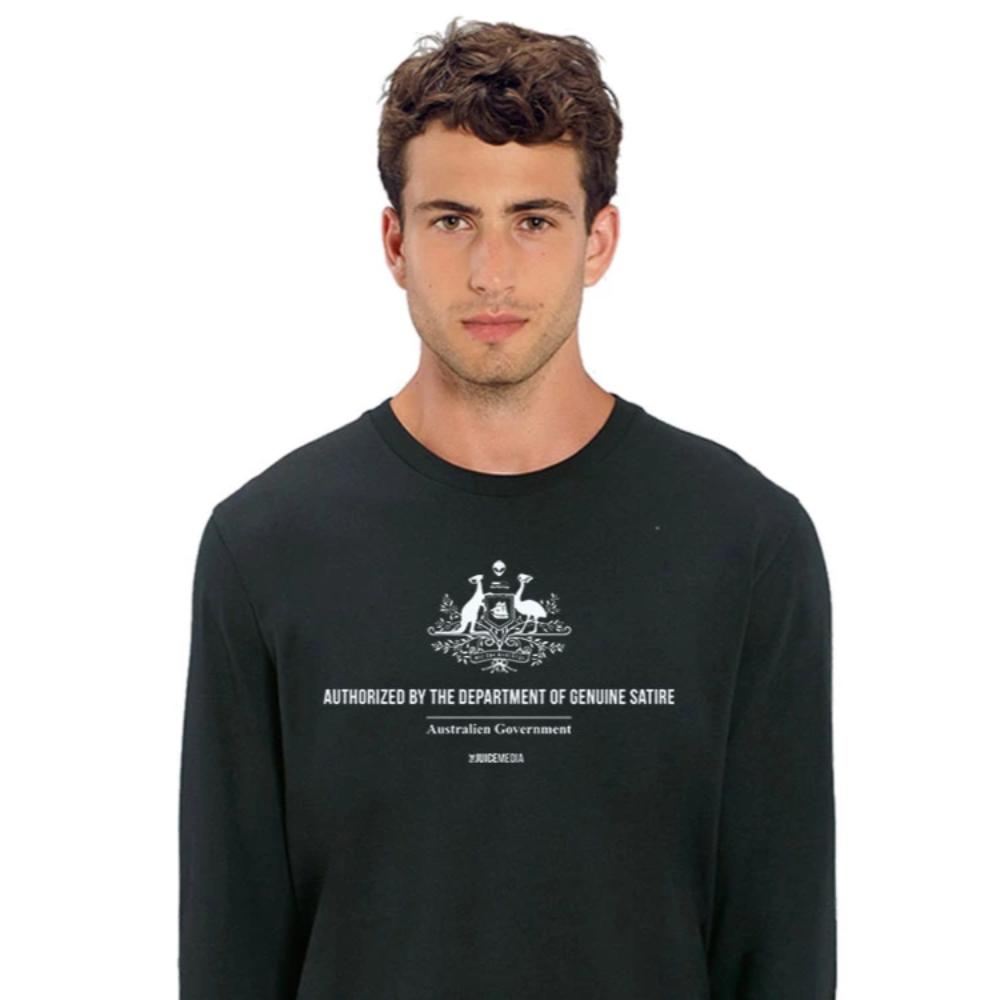 DEPT OF GENUINE SATIRE - LONG SLEEVE - BLACK