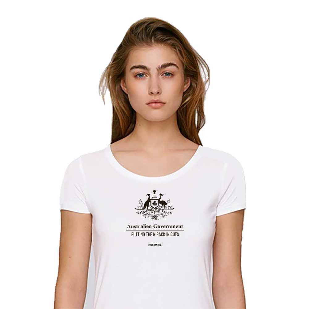 N BACK IN CUTS - LADIES TEE - WHITE