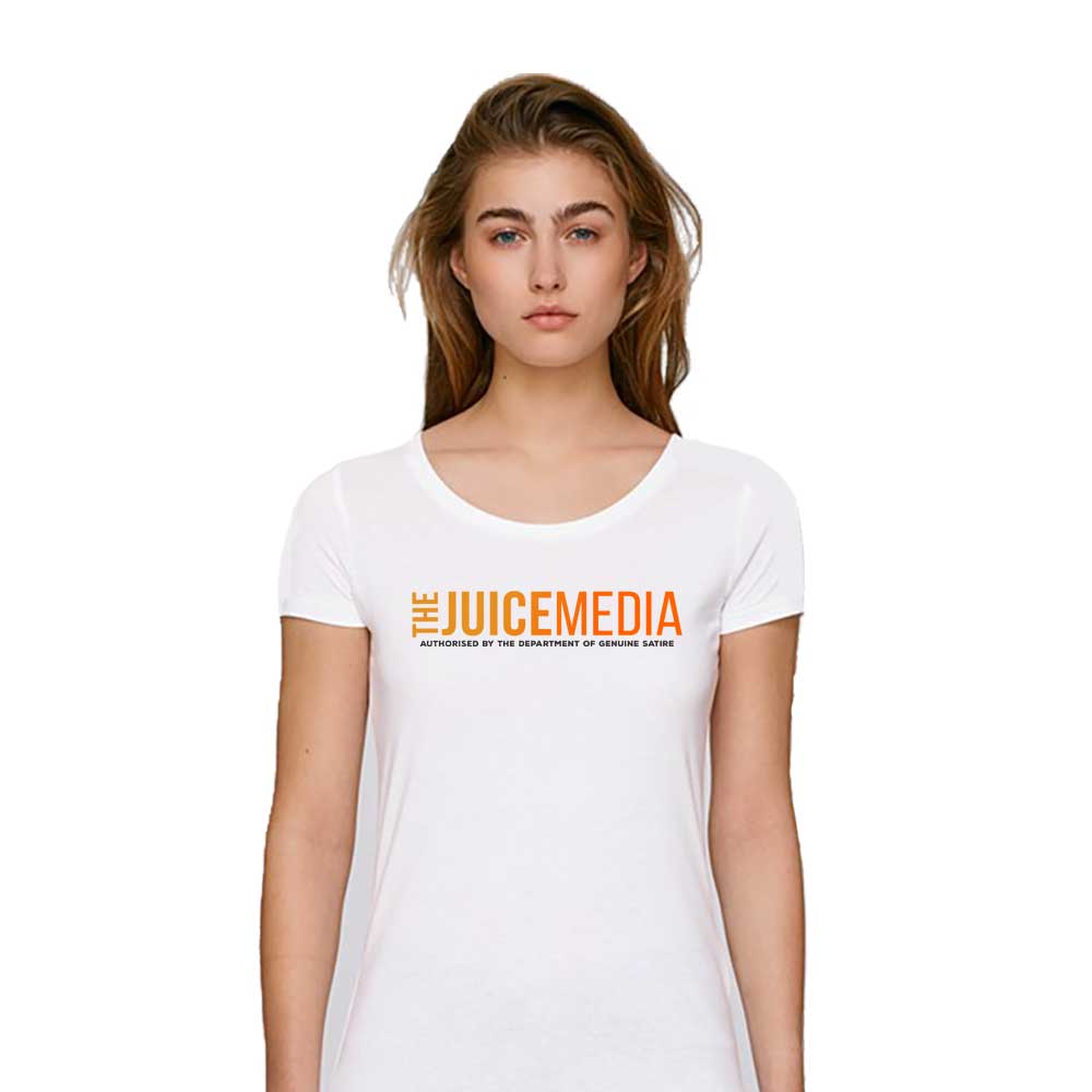 THE JUICE MEDIA - LADIES TEE - WHITE