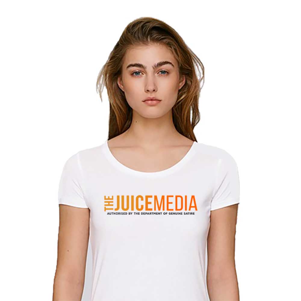 THE JUICE MEDIA - LADIES TEE - WHITE