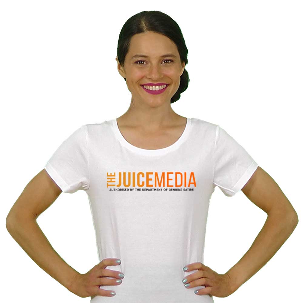 THE JUICE MEDIA - LADIES TEE - WHITE