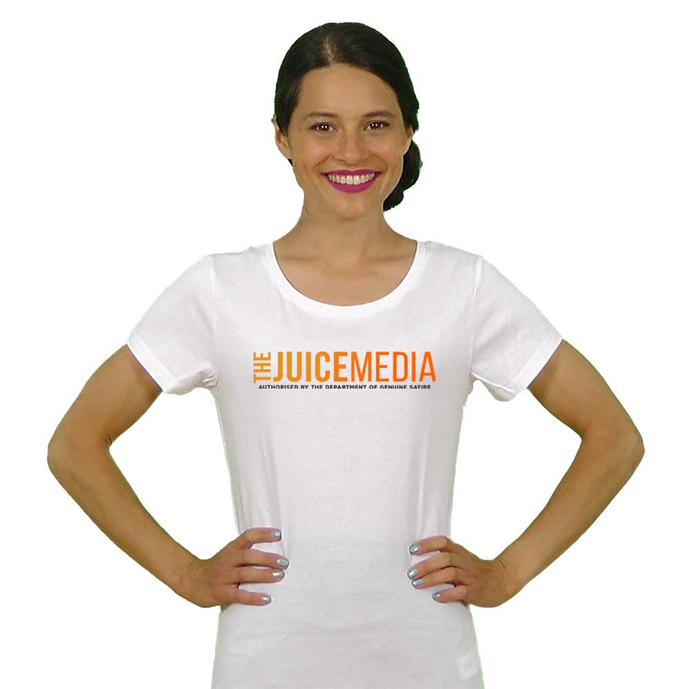 THE JUICE MEDIA - LADIES TEE - WHITE
