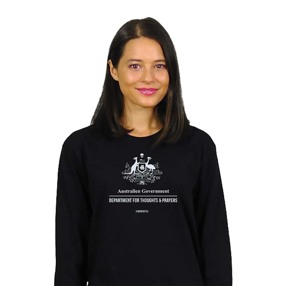 DEPT FOR THOUGHTS & PRAYERS - LONG SLEEVE - BLACK