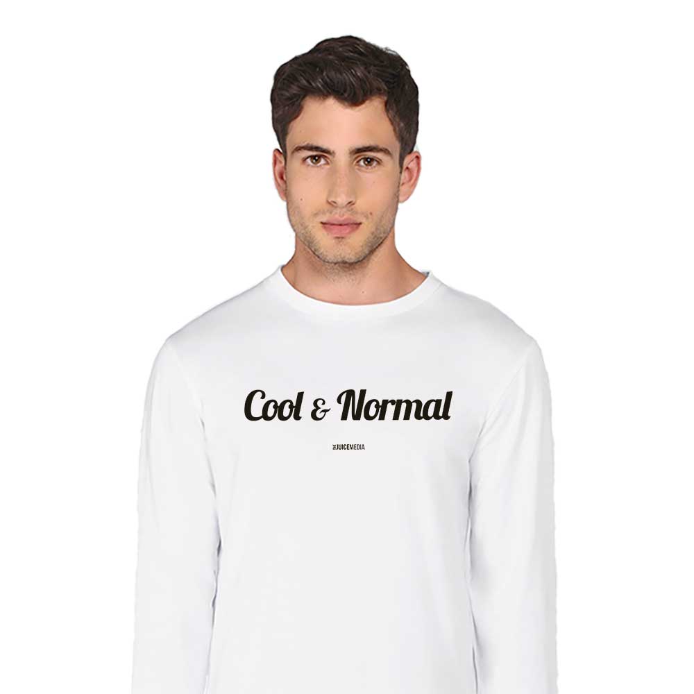 COOL & NORMAL - LONG SLEEVE - WHITE